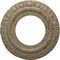 Ekena Millwork Claremont Ceiling Medallion (Canopies up to 5 5/8"), 9"OD x 4 1/2"ID x 1/2"P, Gobi Desert Crackle CM09CLGDC - alternate 1